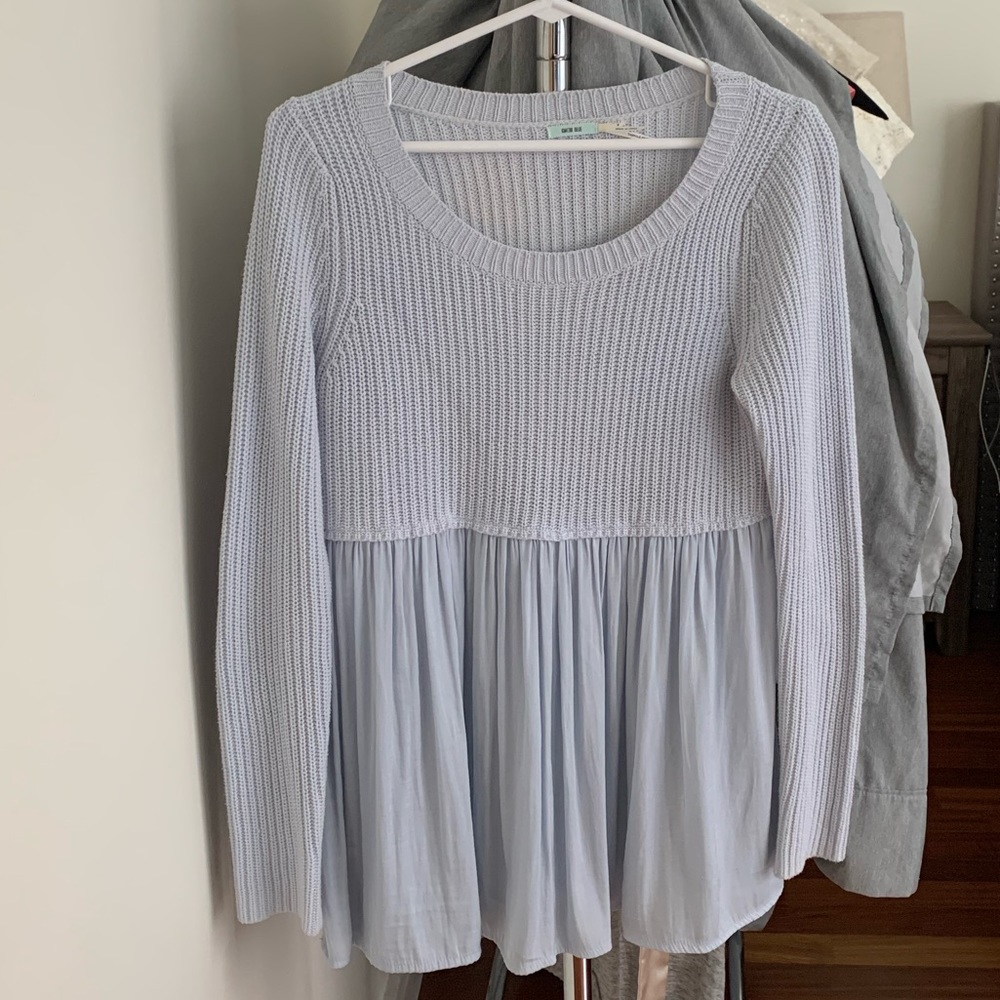 Urban outfitters powder blue knit sweater